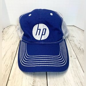 Hewlett-Packard HP PC Blue Embroidered Mesh Hat Paramount Apparel Hoop Loop